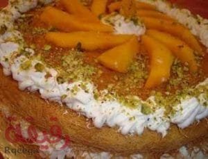 طريقة عمل الكنافة بالمانجو