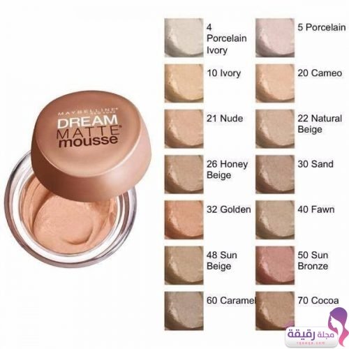 maybelline dream matte mousse foundation