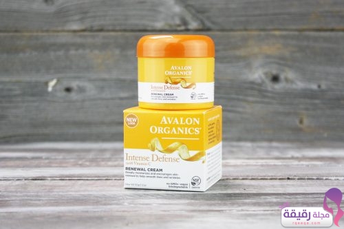 Avalon Organics Intense Defense With Vitamin C Renewal Cream